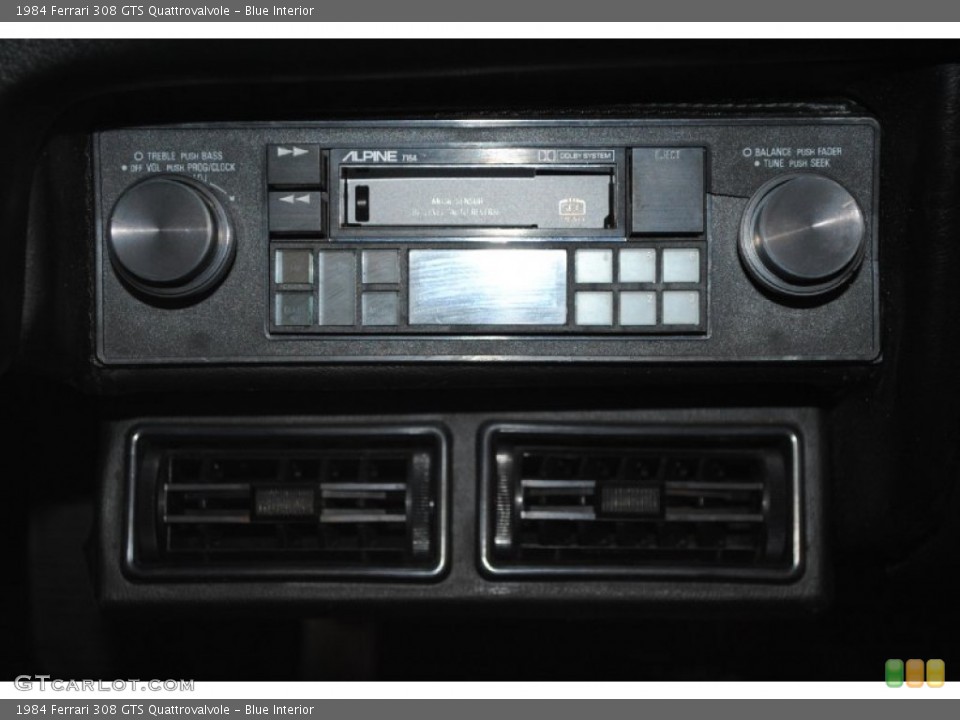 Blue Interior Audio System for the 1984 Ferrari 308 GTS Quattrovalvole #78126816