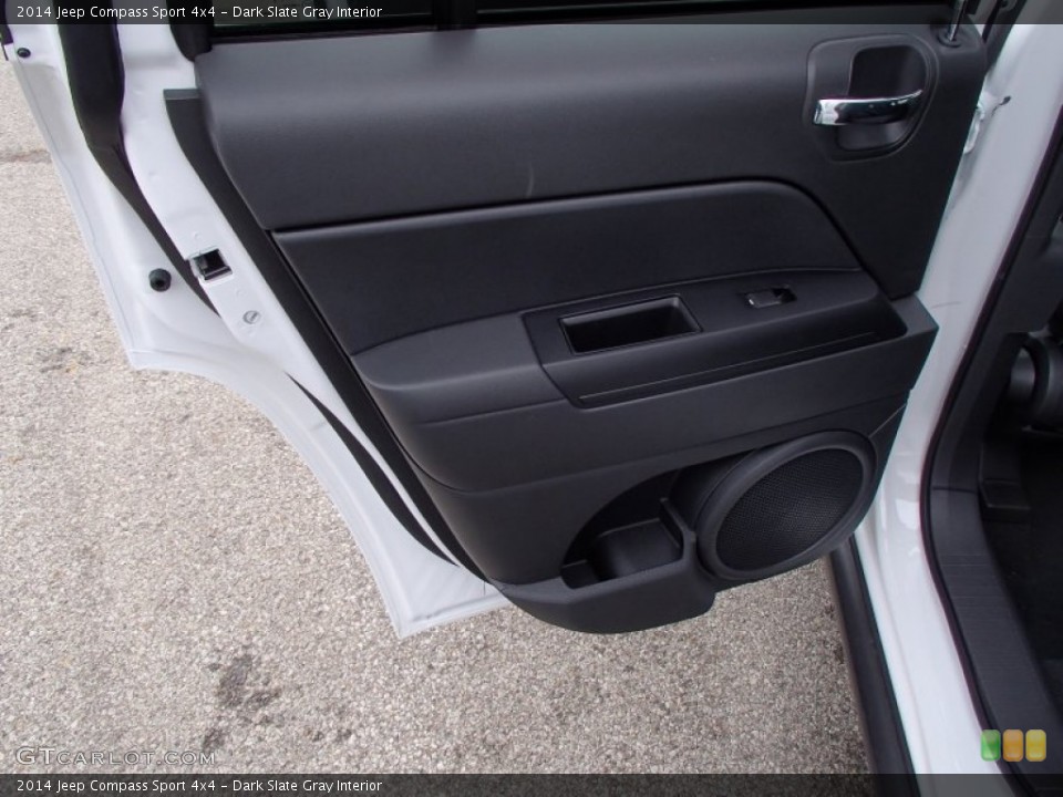 Dark Slate Gray Interior Door Panel for the 2014 Jeep Compass Sport 4x4 #78127128