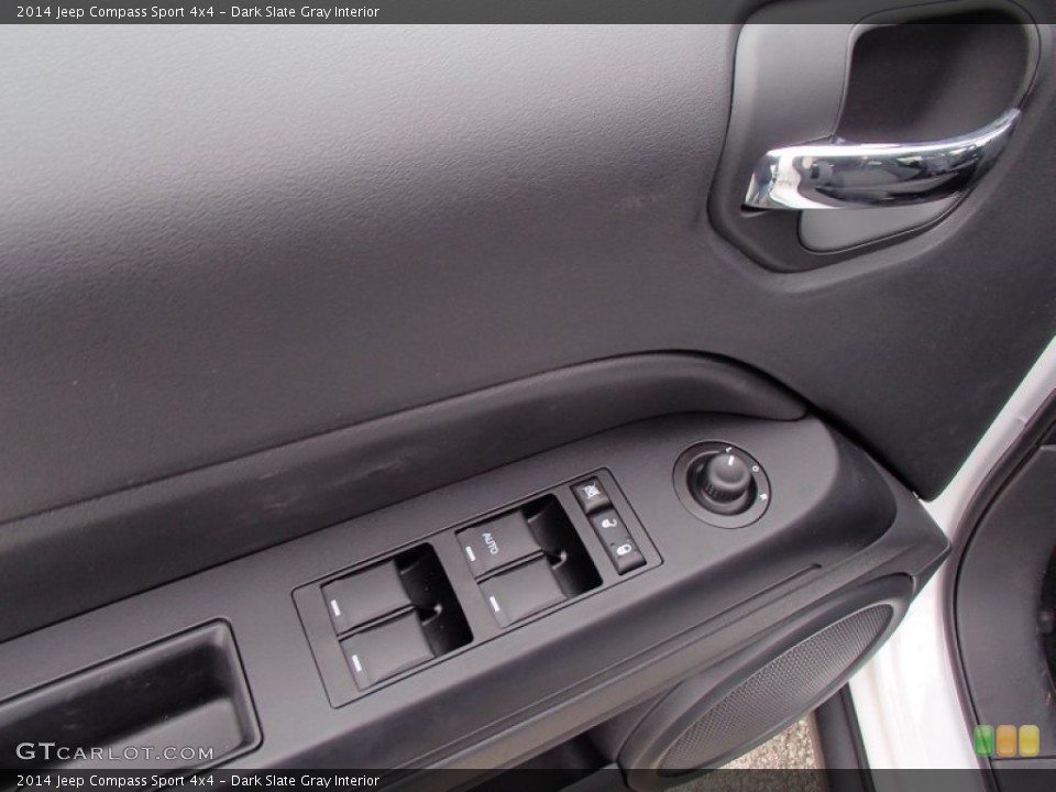 Dark Slate Gray Interior Controls for the 2014 Jeep Compass Sport 4x4 #78127164