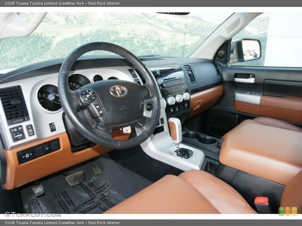 Red Rock Interior Photo for the 2008 Toyota Tundra Limited CrewMax 4x4 #78130182