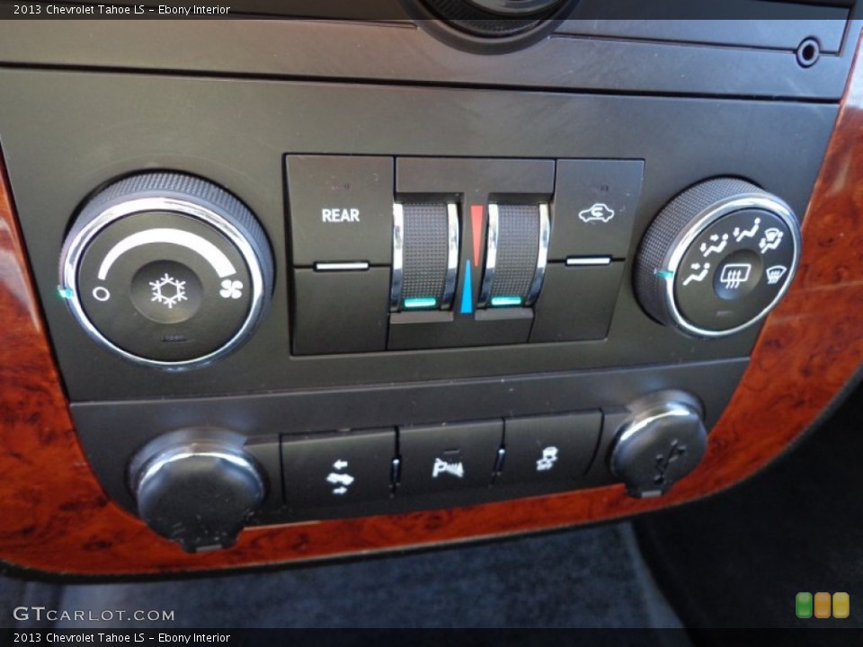 Ebony Interior Controls for the 2013 Chevrolet Tahoe LS #78131322