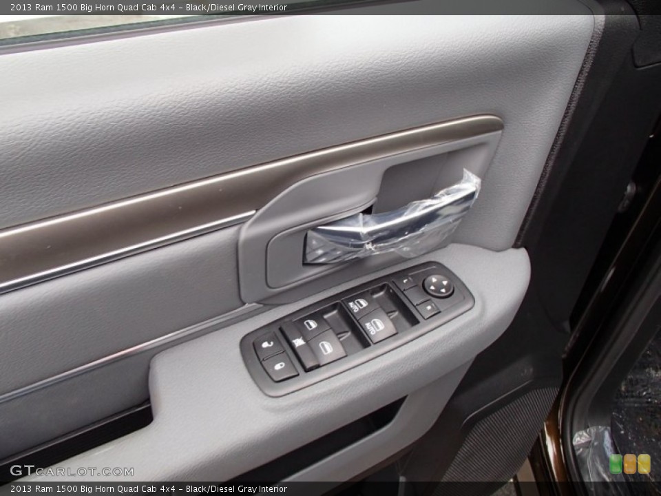 Black/Diesel Gray Interior Controls for the 2013 Ram 1500 Big Horn Quad Cab 4x4 #78131349