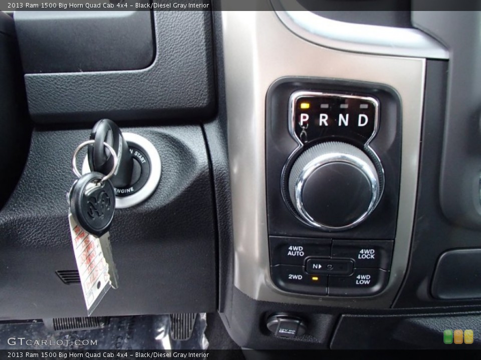 Black/Diesel Gray Interior Transmission for the 2013 Ram 1500 Big Horn Quad Cab 4x4 #78131427