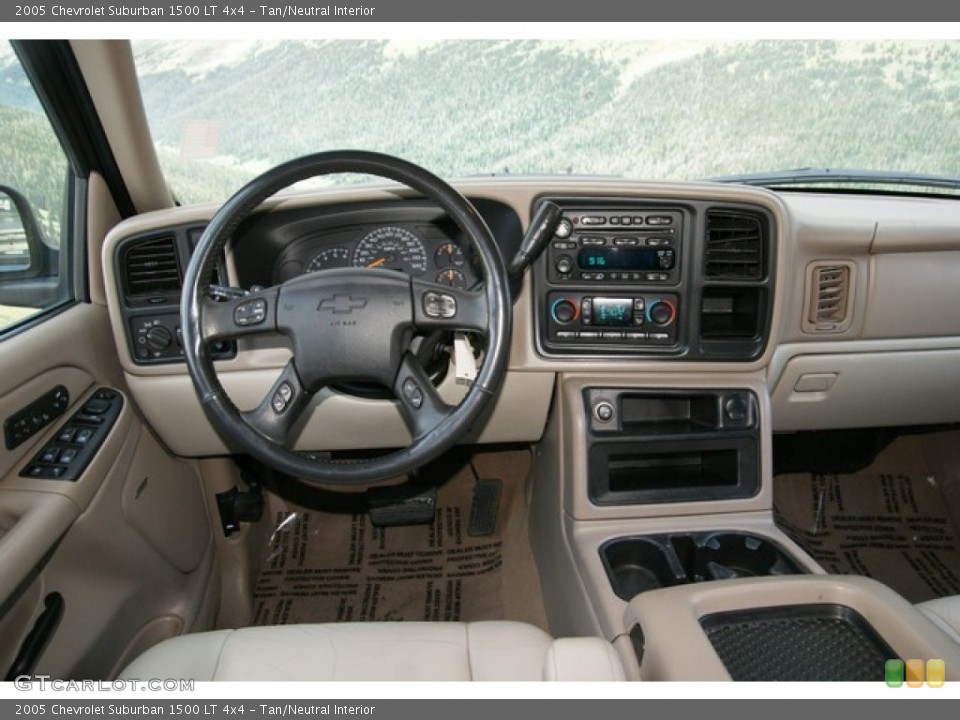 Tan/Neutral Interior Dashboard for the 2005 Chevrolet Suburban 1500 LT 4x4 #78132464