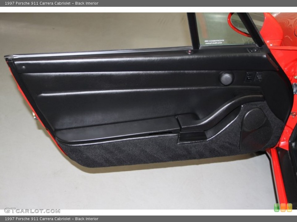 Black Interior Door Panel for the 1997 Porsche 911 Carrera Cabriolet #78132472