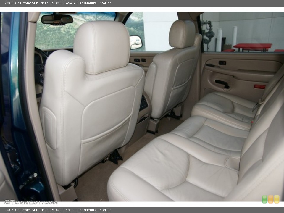 Tan/Neutral Interior Rear Seat for the 2005 Chevrolet Suburban 1500 LT 4x4 #78132669