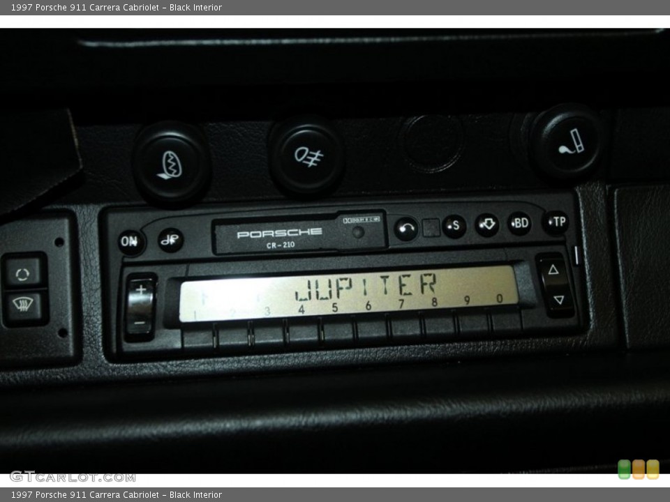 Black Interior Audio System for the 1997 Porsche 911 Carrera Cabriolet #78132722