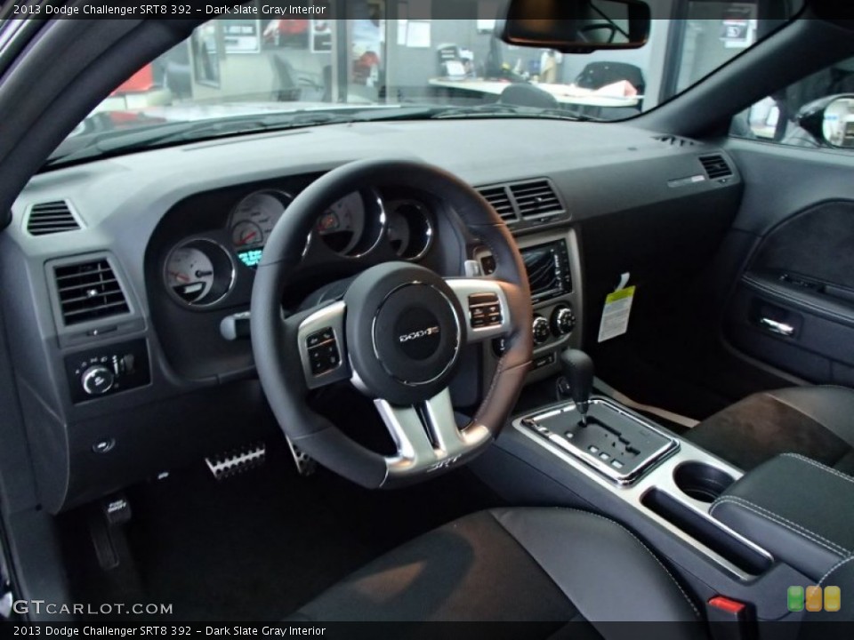 Dark Slate Gray Interior Prime Interior for the 2013 Dodge Challenger SRT8 392 #78134696