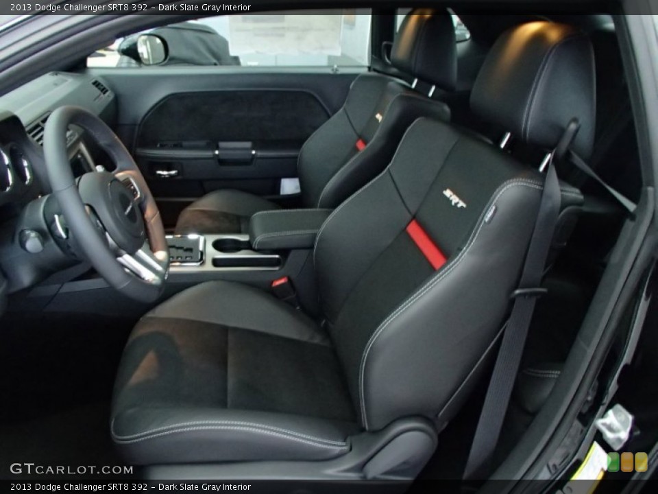 Dark Slate Gray Interior Front Seat for the 2013 Dodge Challenger SRT8 392 #78134718