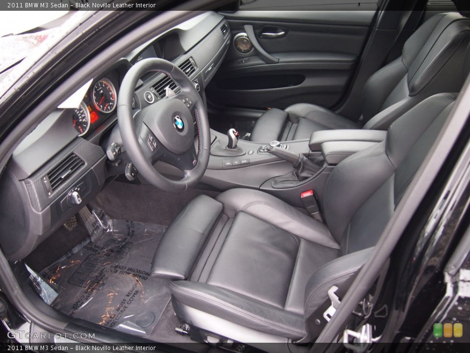 Black Novillo Leather Interior Photo for the 2011 BMW M3 Sedan #78134799