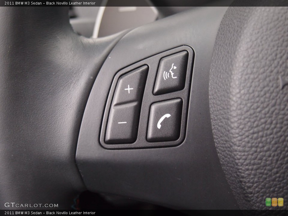 Black Novillo Leather Interior Controls for the 2011 BMW M3 Sedan #78134941