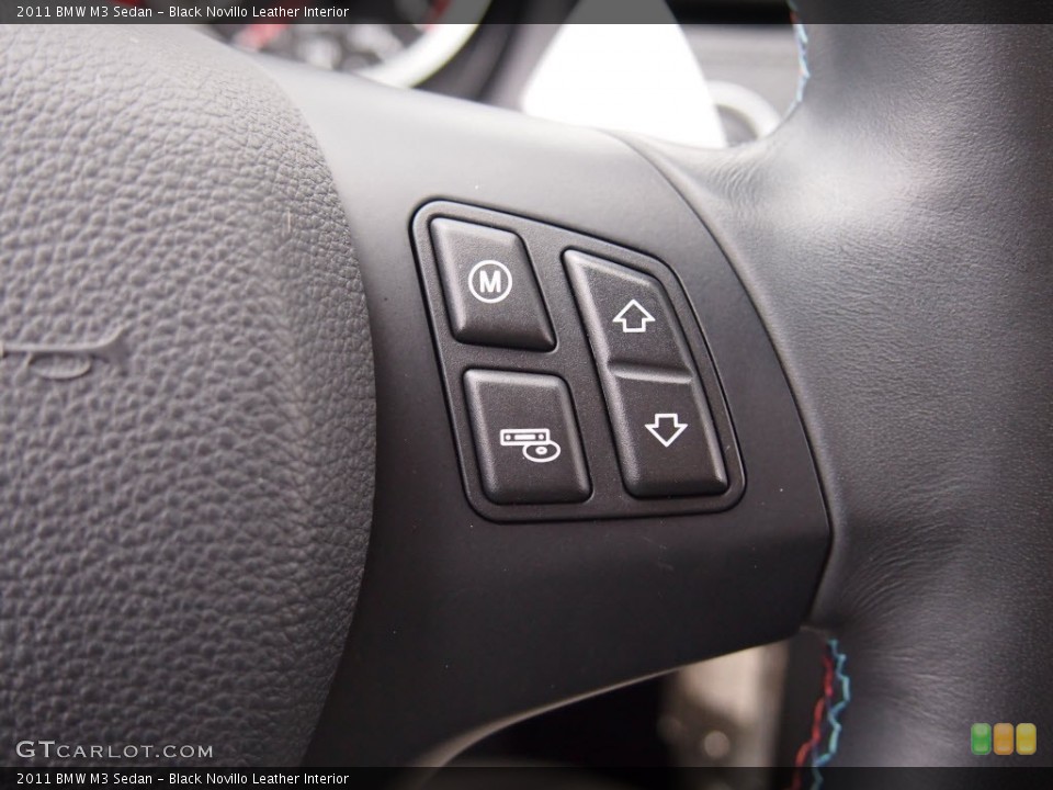 Black Novillo Leather Interior Controls for the 2011 BMW M3 Sedan #78134967