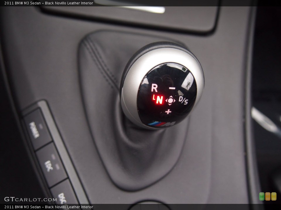 Black Novillo Leather Interior Transmission for the 2011 BMW M3 Sedan #78135033