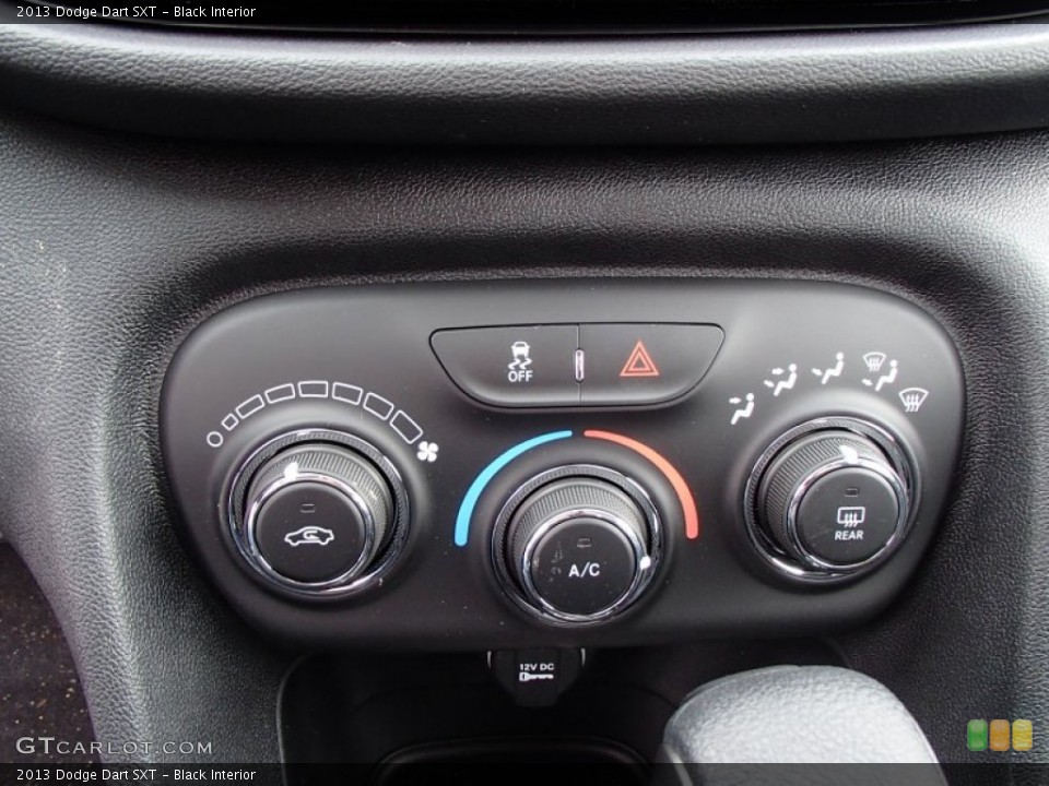 Black Interior Controls for the 2013 Dodge Dart SXT #78135749