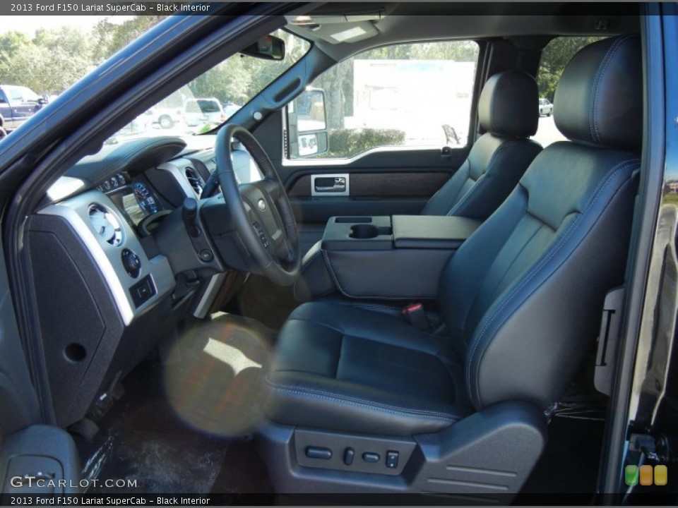 Black Interior Photo for the 2013 Ford F150 Lariat SuperCab #78136728