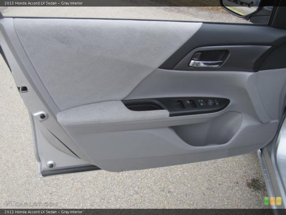 Gray Interior Door Panel for the 2013 Honda Accord LX Sedan #78137433