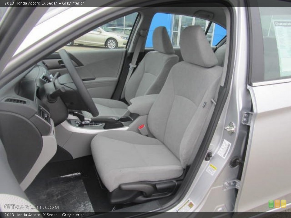 Gray Interior Front Seat for the 2013 Honda Accord LX Sedan #78137457