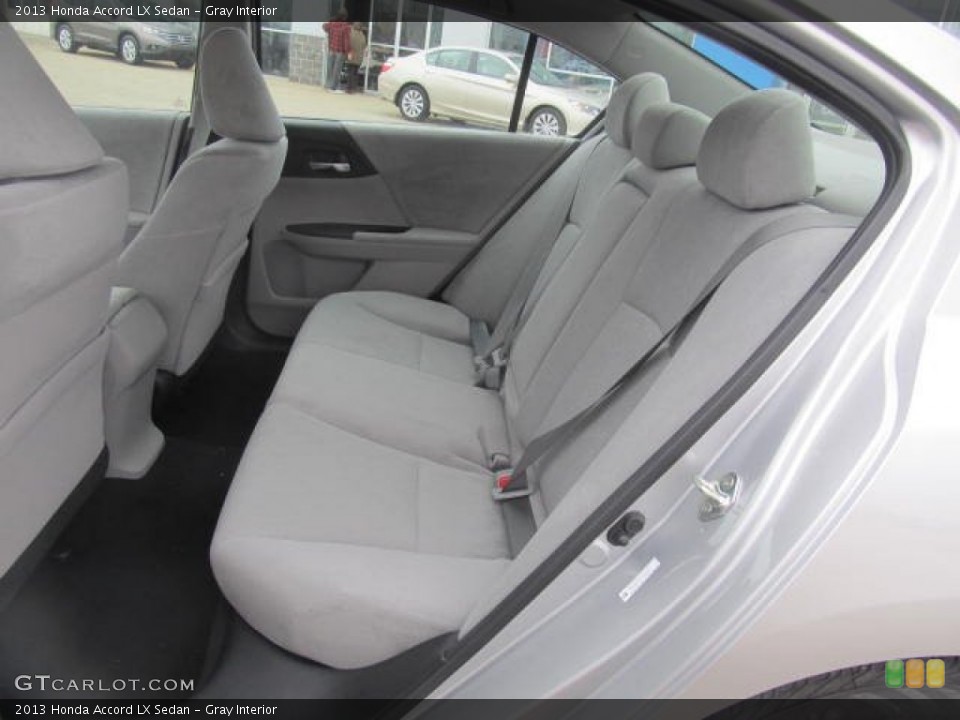 Gray Interior Rear Seat for the 2013 Honda Accord LX Sedan #78137481