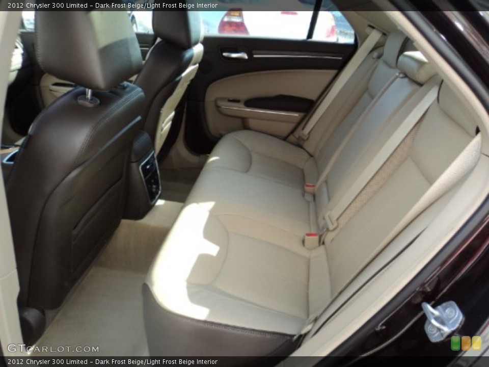 Dark Frost Beige/Light Frost Beige Interior Rear Seat for the 2012 Chrysler 300 Limited #78137763
