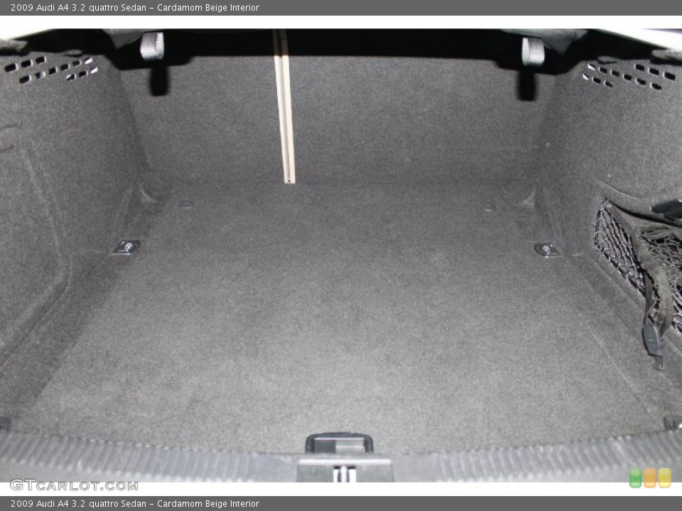 Cardamom Beige Interior Trunk for the 2009 Audi A4 3.2 quattro Sedan #78138000