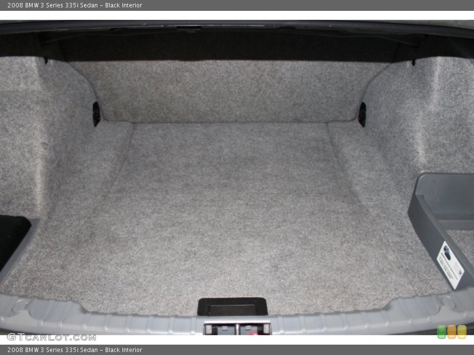 Black Interior Trunk for the 2008 BMW 3 Series 335i Sedan #78138744