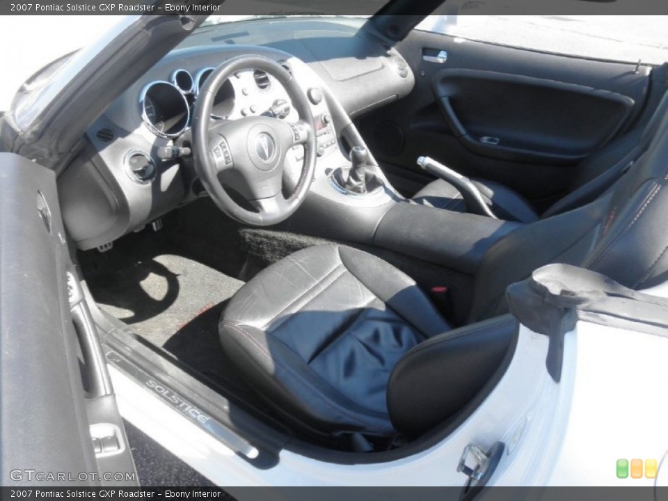Ebony Interior Photo for the 2007 Pontiac Solstice GXP Roadster #78140221
