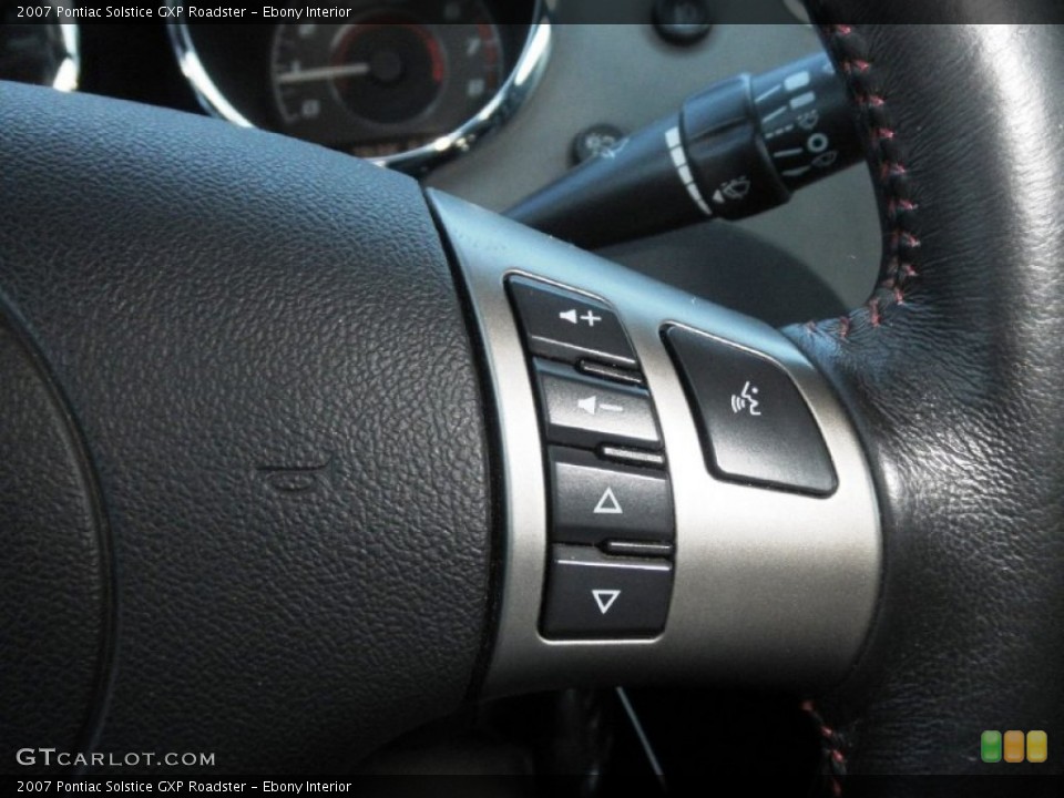 Ebony Interior Controls for the 2007 Pontiac Solstice GXP Roadster #78140319