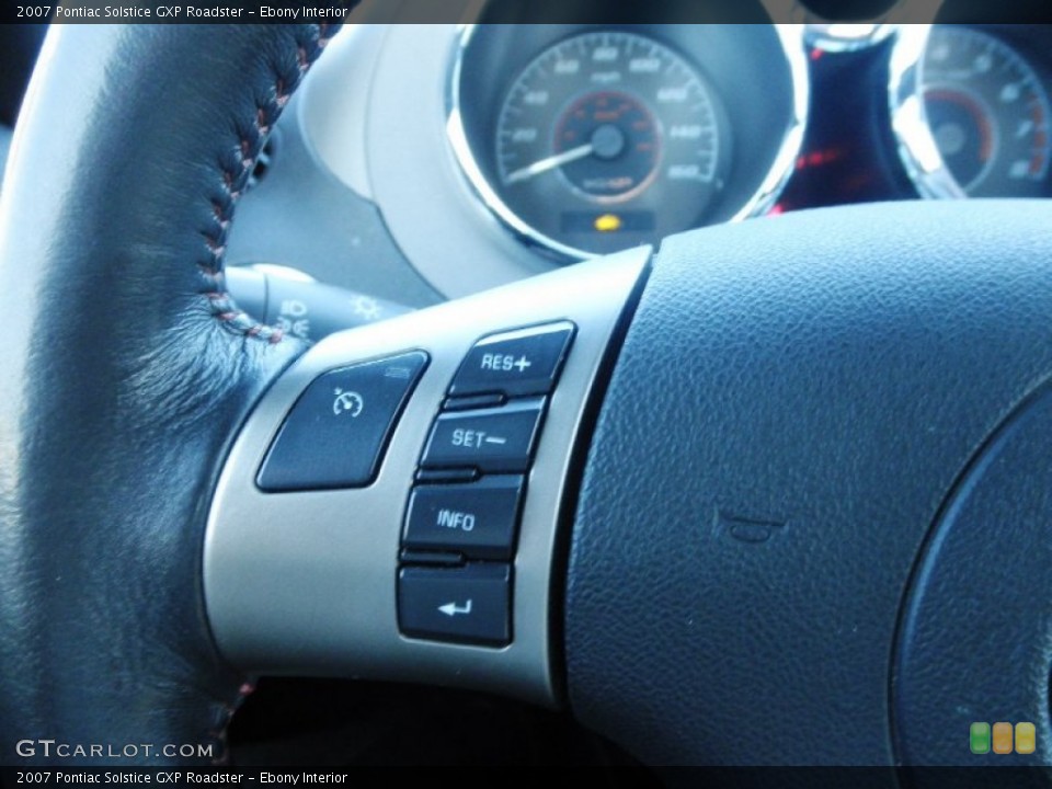 Ebony Interior Controls for the 2007 Pontiac Solstice GXP Roadster #78140341