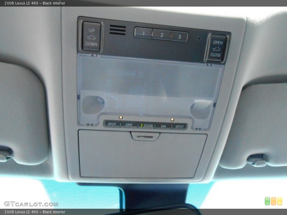 Black Interior Controls for the 2008 Lexus LS 460 #78141387