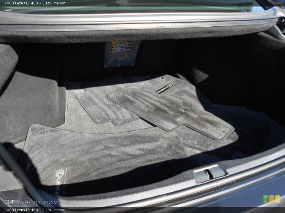 Black Interior Trunk for the 2008 Lexus LS 460 #78141624