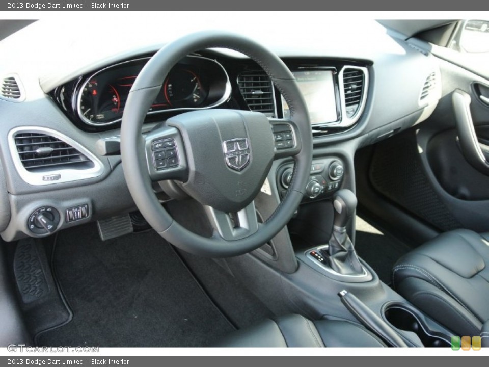 Black Interior Prime Interior for the 2013 Dodge Dart Limited #78142410