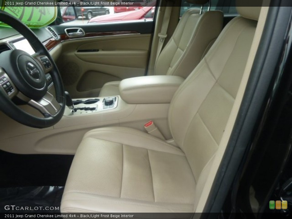 Black/Light Frost Beige Interior Photo for the 2011 Jeep Grand Cherokee Limited 4x4 #78143608