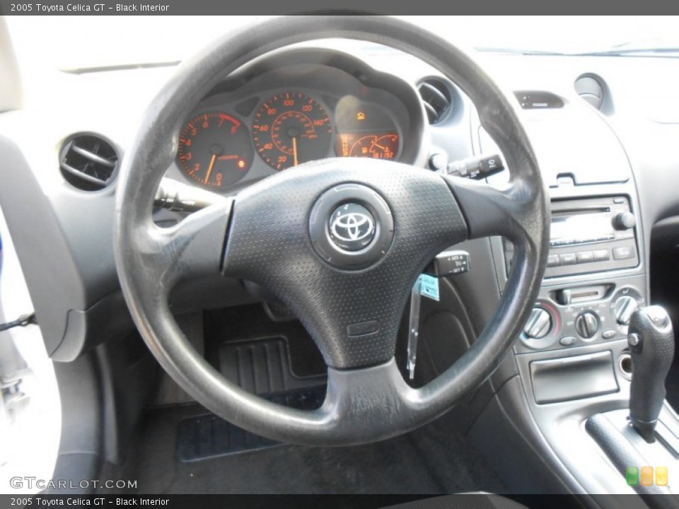 Black Interior Steering Wheel for the 2005 Toyota Celica GT #78143617