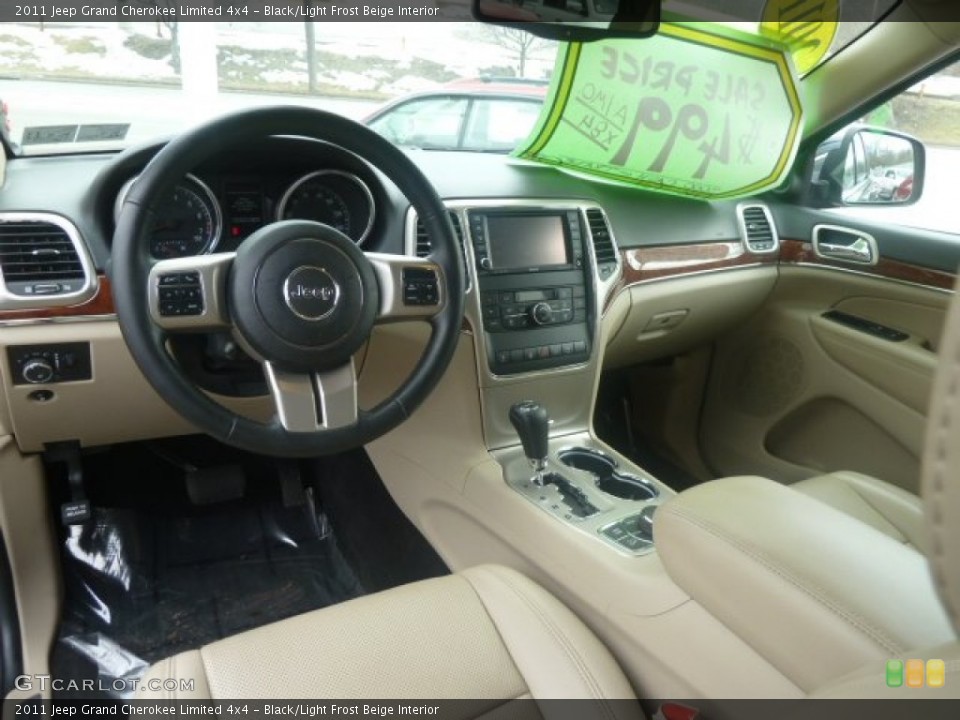 Black/Light Frost Beige Interior Photo for the 2011 Jeep Grand Cherokee Limited 4x4 #78143645