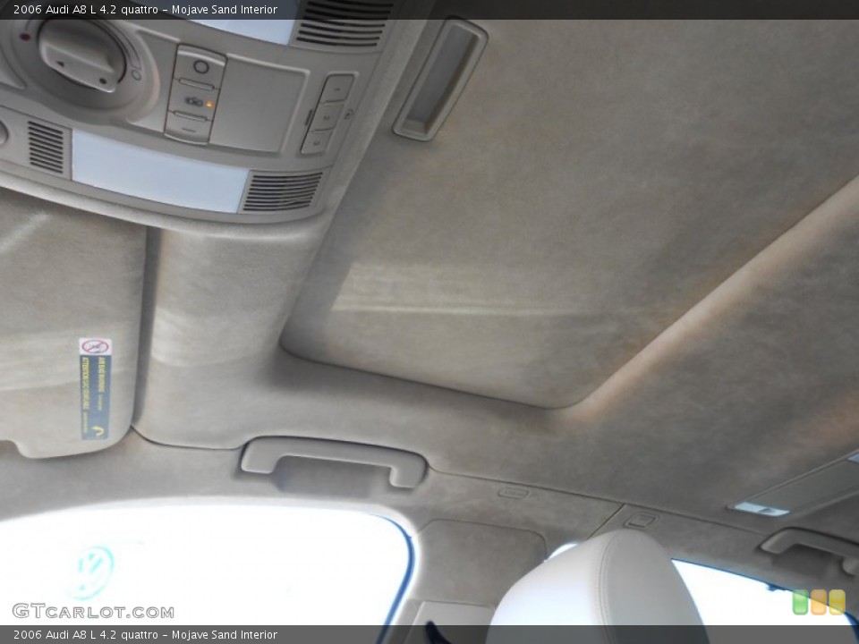 Mojave Sand Interior Sunroof for the 2006 Audi A8 L 4.2 quattro #78146359
