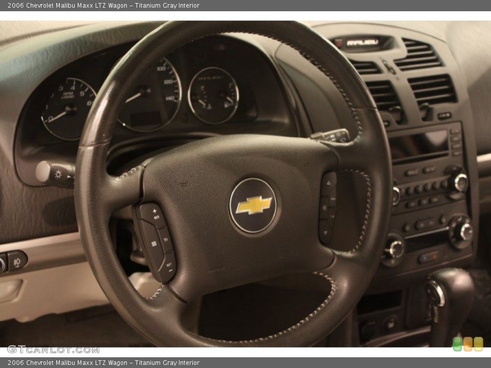 Titanium Gray Interior Steering Wheel for the 2006 Chevrolet Malibu Maxx LTZ Wagon #78148086