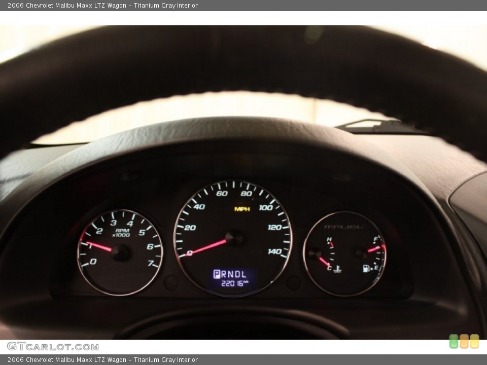 Titanium Gray Interior Gauges for the 2006 Chevrolet Malibu Maxx LTZ Wagon #78148103