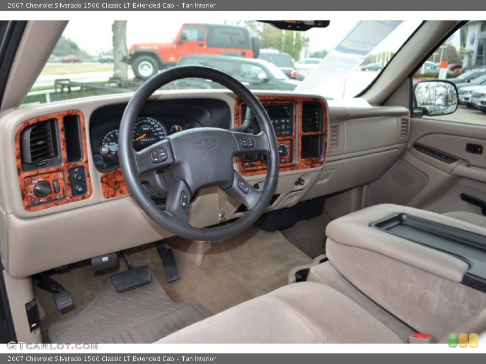 Tan Interior Prime Interior for the 2007 Chevrolet Silverado 1500 Classic LT Extended Cab #78149044
