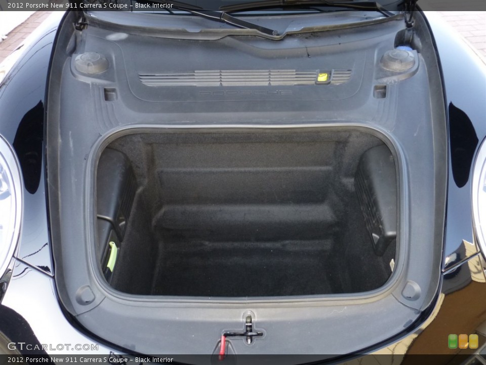 Black Interior Trunk for the 2012 Porsche New 911 Carrera S Coupe #78149049