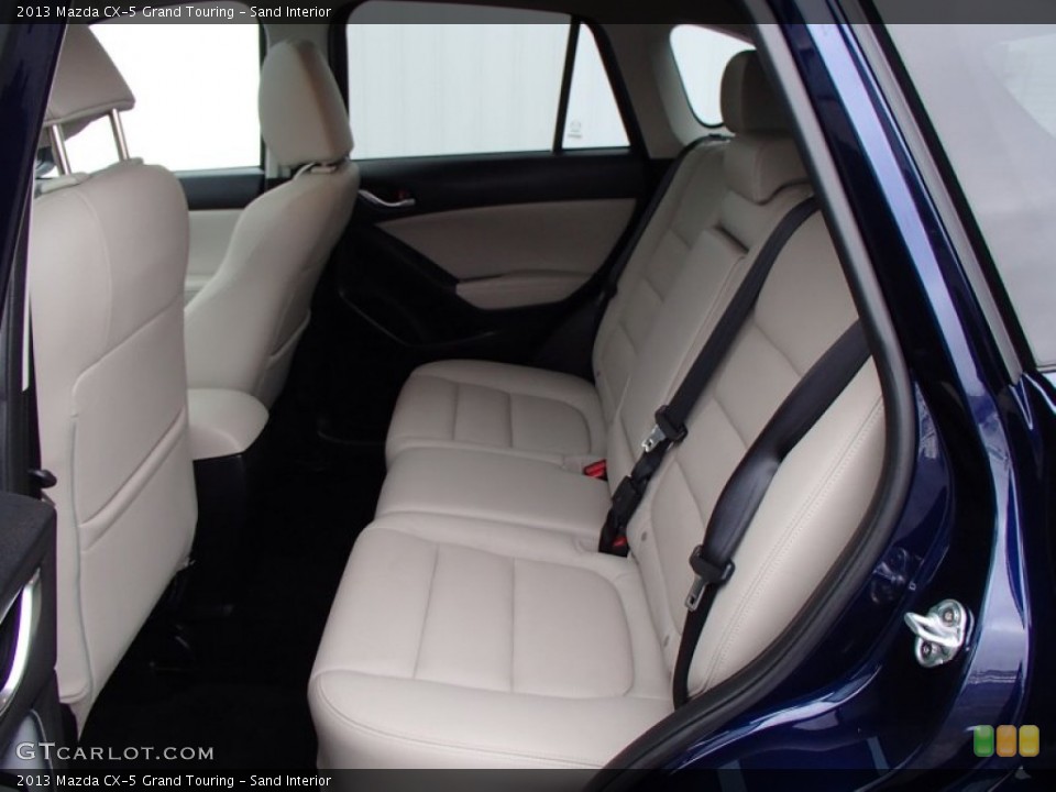 Sand Interior Rear Seat for the 2013 Mazda CX-5 Grand Touring #78149106