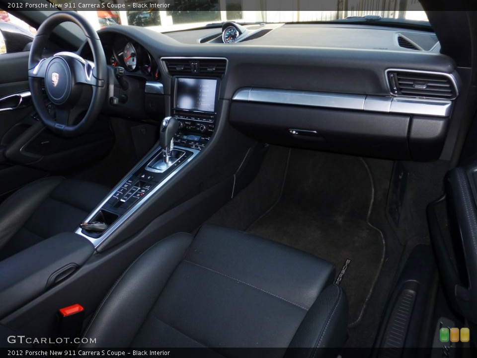 Black Interior Dashboard for the 2012 Porsche New 911 Carrera S Coupe #78149250