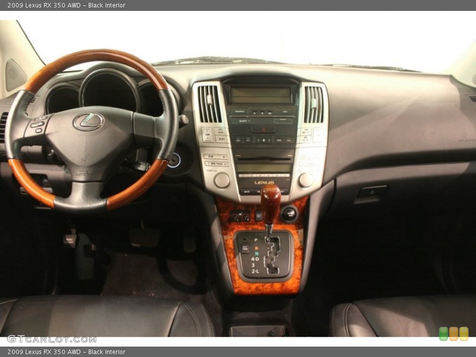Black Interior Dashboard for the 2009 Lexus RX 350 AWD #78149451