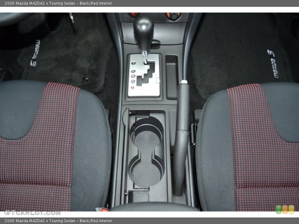 Black/Red Interior Transmission for the 2006 Mazda MAZDA3 s Touring Sedan #78149634