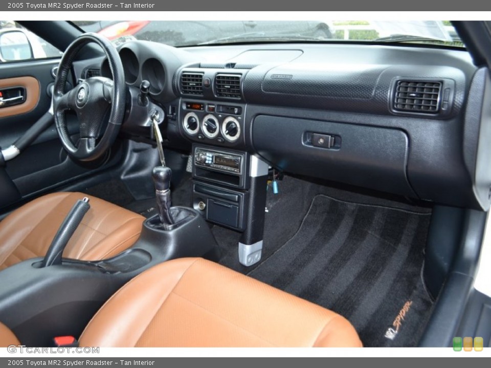Tan Interior Dashboard for the 2005 Toyota MR2 Spyder Roadster #78151109