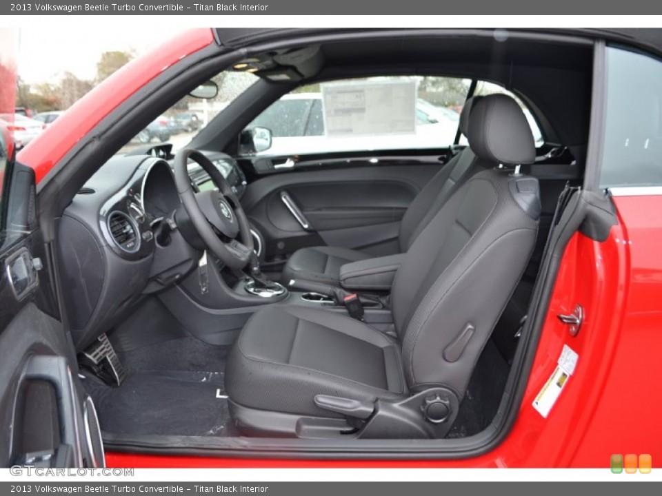 Titan Black Interior Photo for the 2013 Volkswagen Beetle Turbo Convertible #78153033