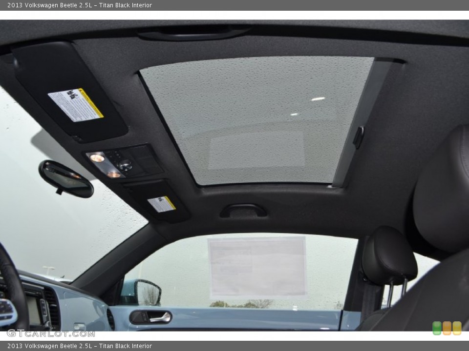 Titan Black Interior Sunroof for the 2013 Volkswagen Beetle 2.5L #78153200