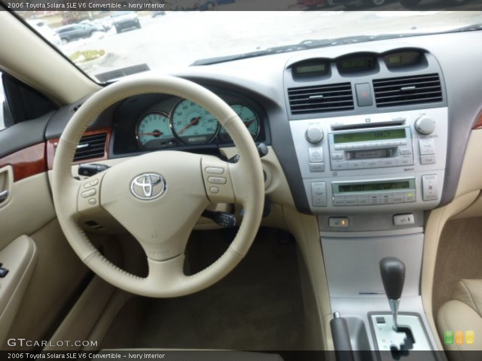 Ivory Interior Dashboard for the 2006 Toyota Solara SLE V6 Convertible #78153402
