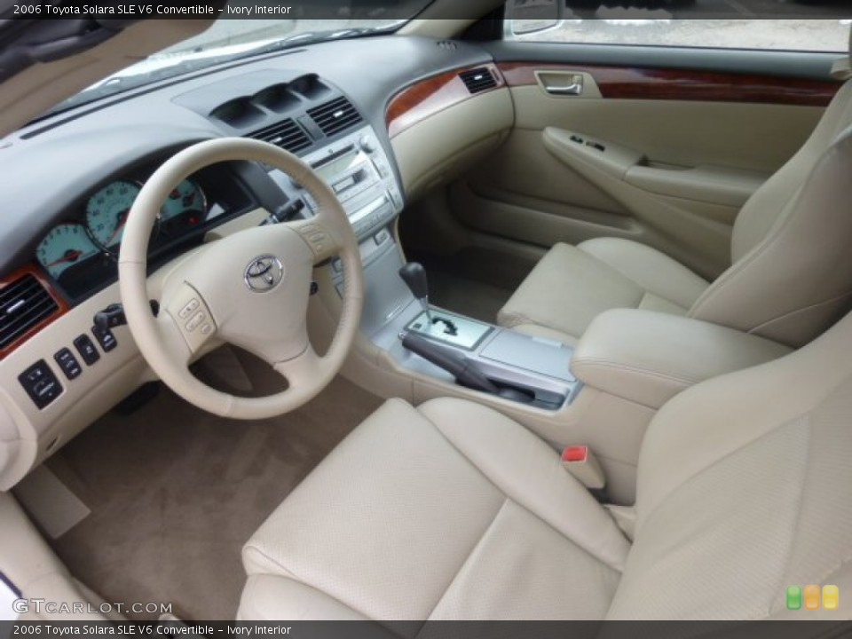 Ivory 2006 Toyota Solara Interiors