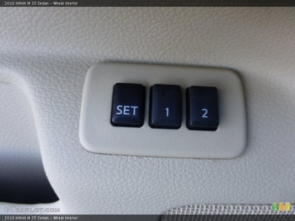 Wheat Interior Controls for the 2010 Infiniti M 35 Sedan #78153534