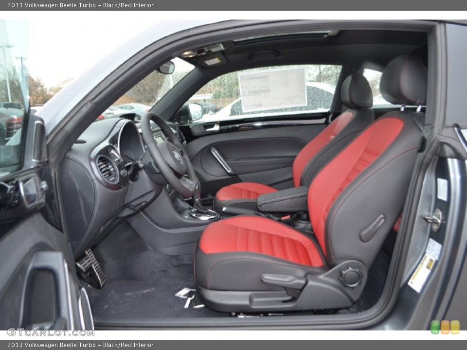 Black/Red Interior Photo for the 2013 Volkswagen Beetle Turbo #78153544